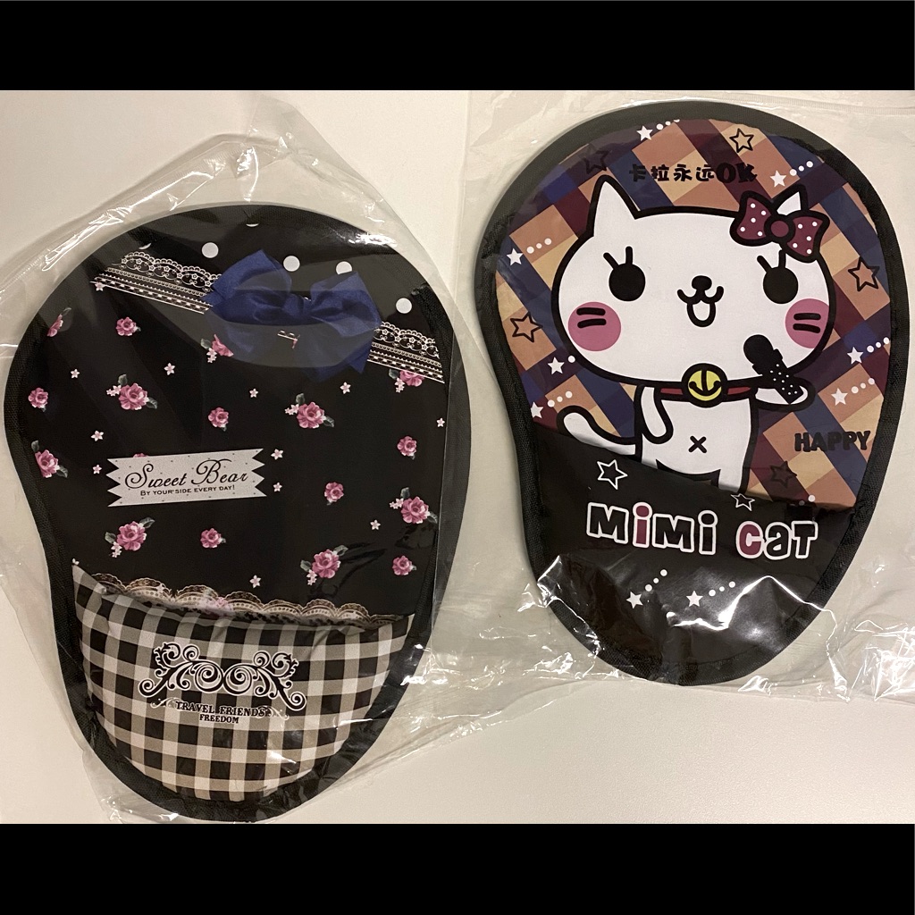 New Two Mouse Pads With Wrist Cushions